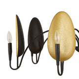 Oval Gold 6-Light Chandelier | Uttermost Warwick - www.oroa.com 