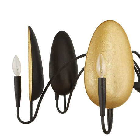 Oval Gold 6-Light Chandelier | Uttermost Warwick - www.oroa.com 