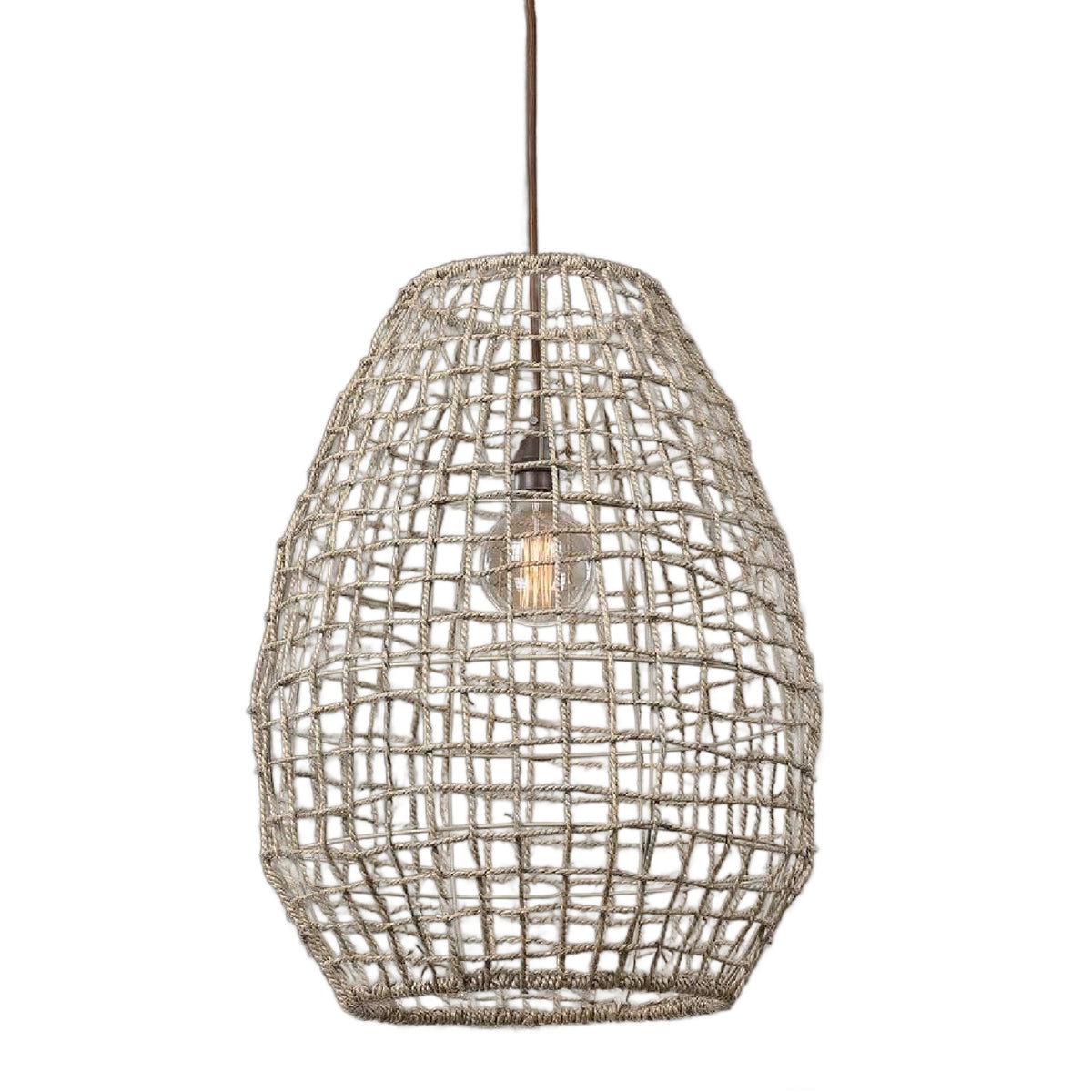 Modern European furniture - Woven Seagrass 1-Light Pendant Lamp - www.oroa.com