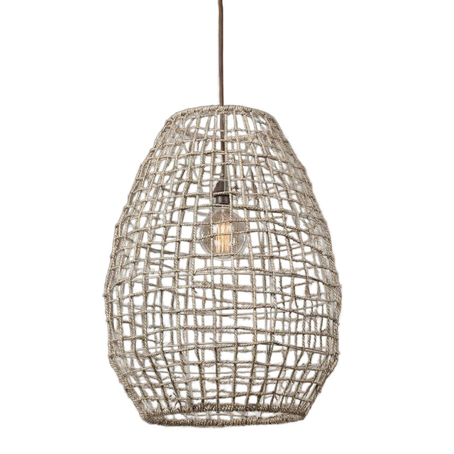 Modern European furniture - Woven Seagrass 1-Light Pendant Lamp - www.oroa.com