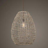 Modern European furniture - Woven Seagrass 1-Light Pendant Lamp - www.oroa.com