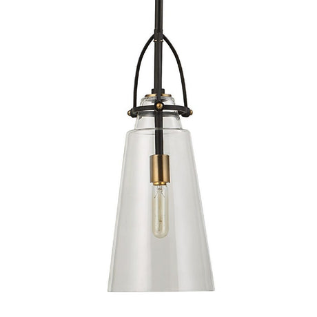 Tapered Clear Glass Pendant Lamp | Uttermost Saugus - www.oroa.com