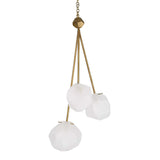 Modern European furniture - Geometrical Glass 3-Light Pendant Lamp - www.oroa.com