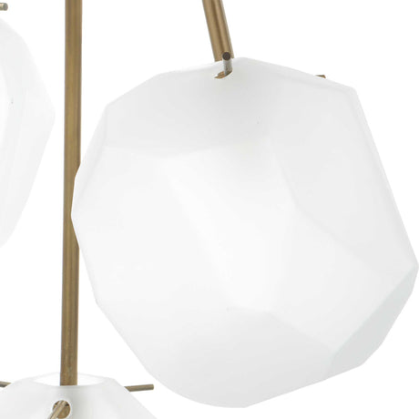 Modern European furniture - Geometrical Glass 3-Light Pendant Lamp - www.oroa.com