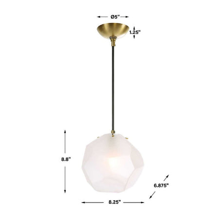 Modern European furniture - Frosted Glass Pendant Lamp - www.oroa.com