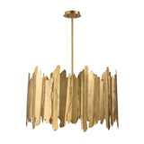 Gold Sheets 8-Light Pendant Lamp | Uttermost Golden Gate - www.oroa.com