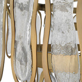 Modern European furniture - Tiered Seeded Glass 9-Light Chandelier - www.oroa.com