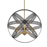 Bronze Band Sphere Pendant Lamp | Uttermost Spherical - www.oroa.com