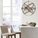 Bronze Band Sphere Pendant Lamp | Uttermost Spherical - www.oroa.com