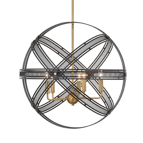 Bronze Band Sphere Pendant Lamp | Uttermost Spherical - www.oroa.com