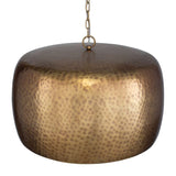 Hammered Metal Dome Pendant Lamp | Uttermost Lemont - www.oroa.com