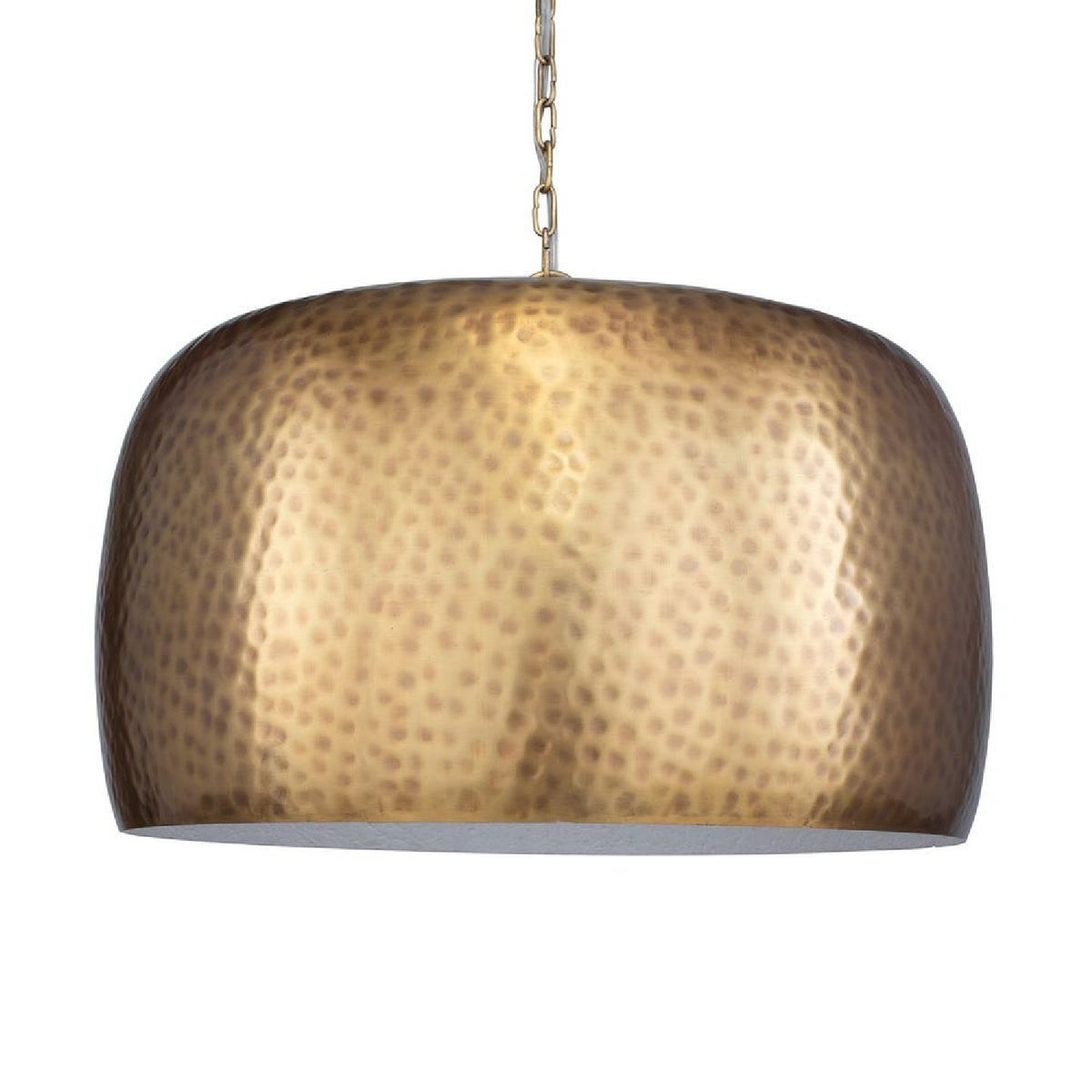 Hammered Metal Dome Pendant Lamp | Uttermost Lemont - www.oroa.com