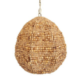 Natural Wooden Beads Pendant Lamp | Uttermost Kauri - www.oroa.com