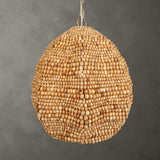 Natural Wooden Beads Pendant Lamp | Uttermost Kauri - www.oroa.com