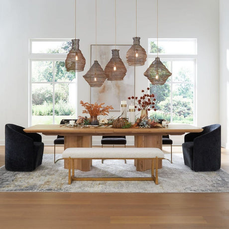 Woven Antique Brass Pendant Lamp | Uttermost Sigh - www.oroa.com