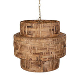 Modern European furniture - Hand-Woven 4-Light Pendant Lamp - www.oroa.com