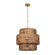 Modern European furniture - Hand-Woven 4-Light Pendant Lamp - www.oroa.com