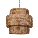 Modern European furniture - Hand-Woven 4-Light Pendant Lamp - www.oroa.com