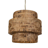 Modern European furniture - Hand-Woven 4-Light Pendant Lamp - www.oroa.com