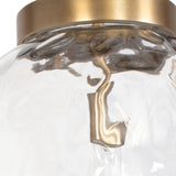 Modern European furniture - Watered Glass Sphere Pendant Lamp - www.oroa.com