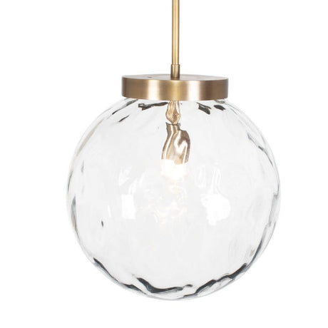 Modern European furniture - Watered Glass Sphere Pendant Lamp - www.oroa.com
