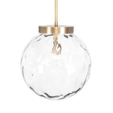 Modern European furniture - Watered Glass Sphere Pendant Lamp - www.oroa.com