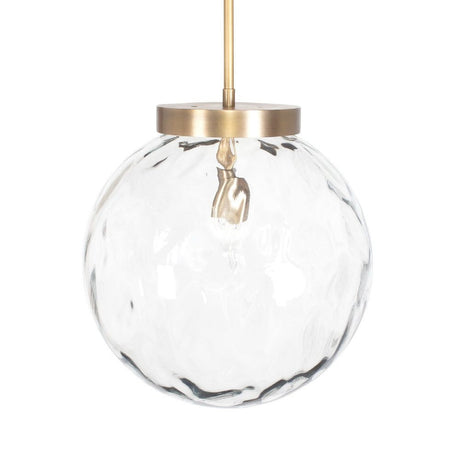 Modern European furniture - Watered Glass Sphere Pendant Lamp - www.oroa.com