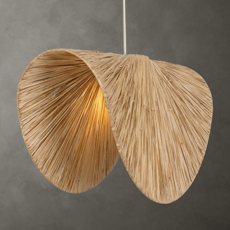Modern European furniture - Natural Raffia Pendant Lamp - www.oroa.com