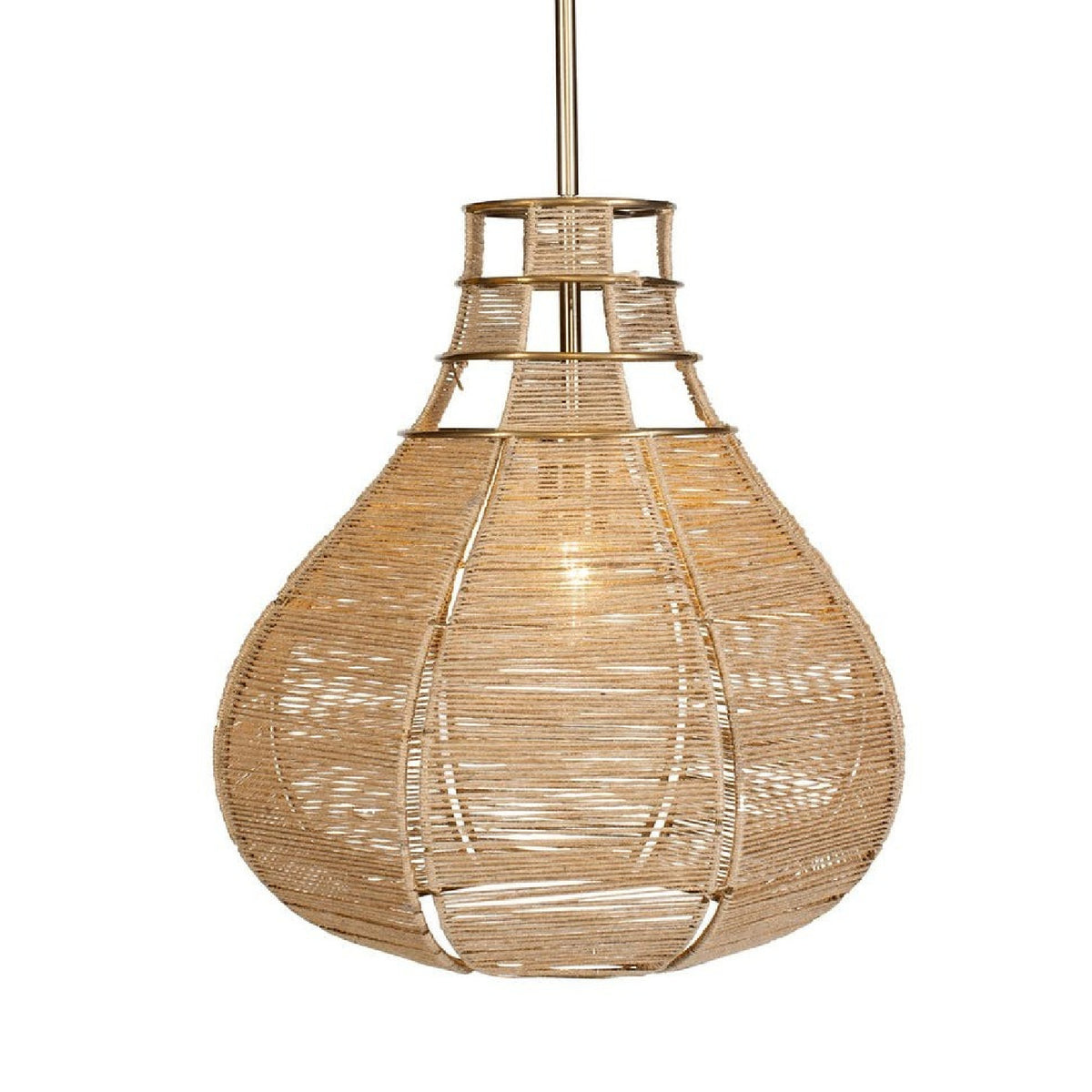 Modern European furniture - Natural Rope Pendant Lamp - www.oroa.com
