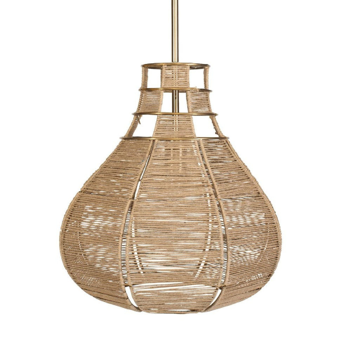 Modern European furniture - Natural Rope Pendant Lamp - www.oroa.com