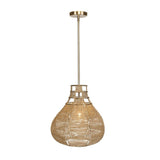 Modern European furniture - Natural Rope Pendant Lamp - www.oroa.com