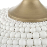 Modern European furniture - White Wooden Beads Pendant Lamp - www.oroa.com