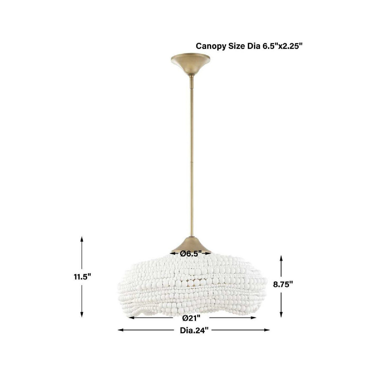 Modern European furniture - White Wooden Beads Pendant Lamp - www.oroa.com