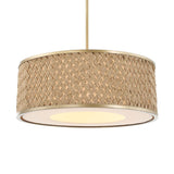 Modern European furniture - Woven Rattan 4-Light Pendant Lamp - www.oroa.com