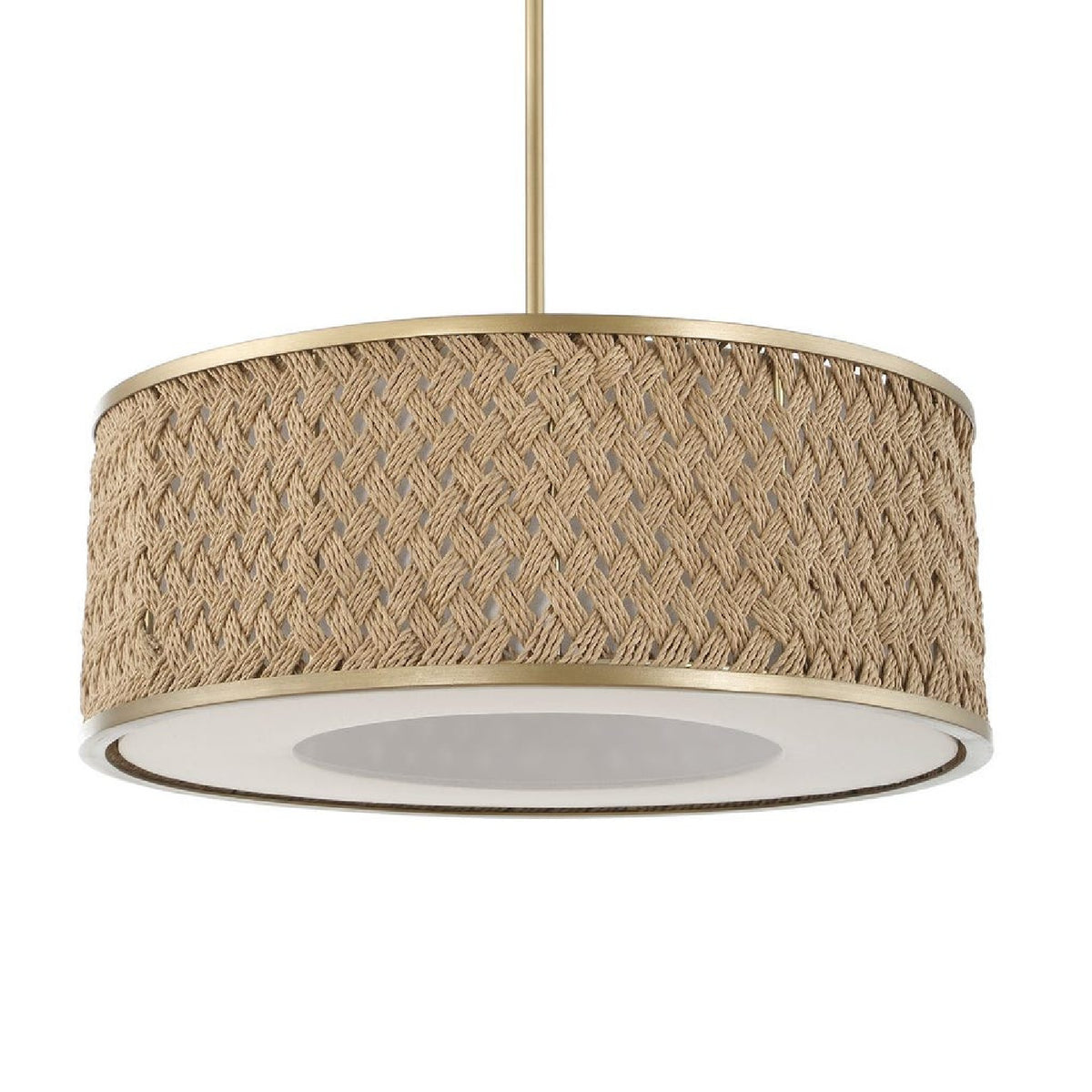 Modern European furniture - Woven Rattan 4-Light Pendant Lamp - www.oroa.com