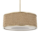 Modern European furniture - Woven Rattan 4-Light Pendant Lamp - www.oroa.com