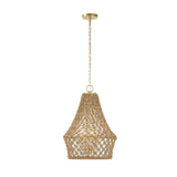 Modern European furniture - Knotted Beige Rope Pendant Lamp - www.oroa.com