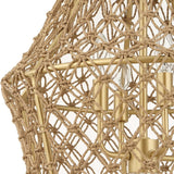 Modern European furniture - Knotted Beige Rope Pendant Lamp - www.oroa.com