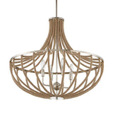 Twisted Rope Wrapped Pendant Lamp | Uttermost Lovelock - www.oroa.com