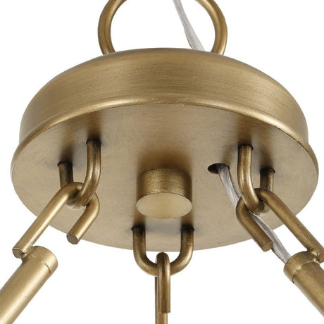 Woven Cane 9-Light Pendant Lamp | Uttermost Ladakh