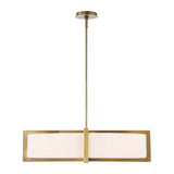 Modern European furniture - White Linen 4-Light Pendant Lamp - www.oroa.com