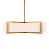 Modern European furniture - White Linen 4-Light Pendant Lamp - www.oroa.com