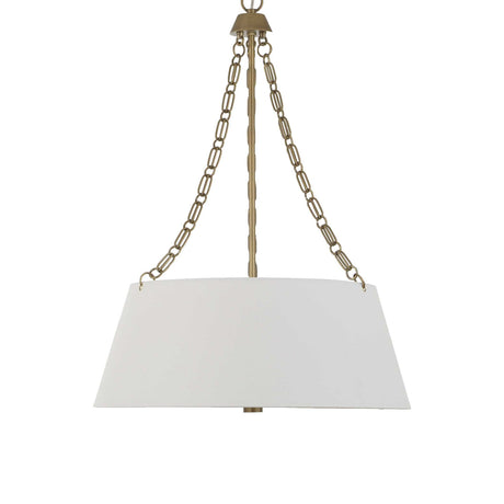 Modern European furniture - White Glass 4-Light Chandelier - www.oroa.com