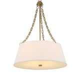 Modern European furniture - White Glass 4-Light Chandelier - www.oroa.com