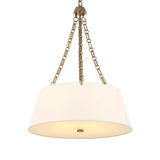 Modern European furniture - White Glass 4-Light Chandelier - www.oroa.com