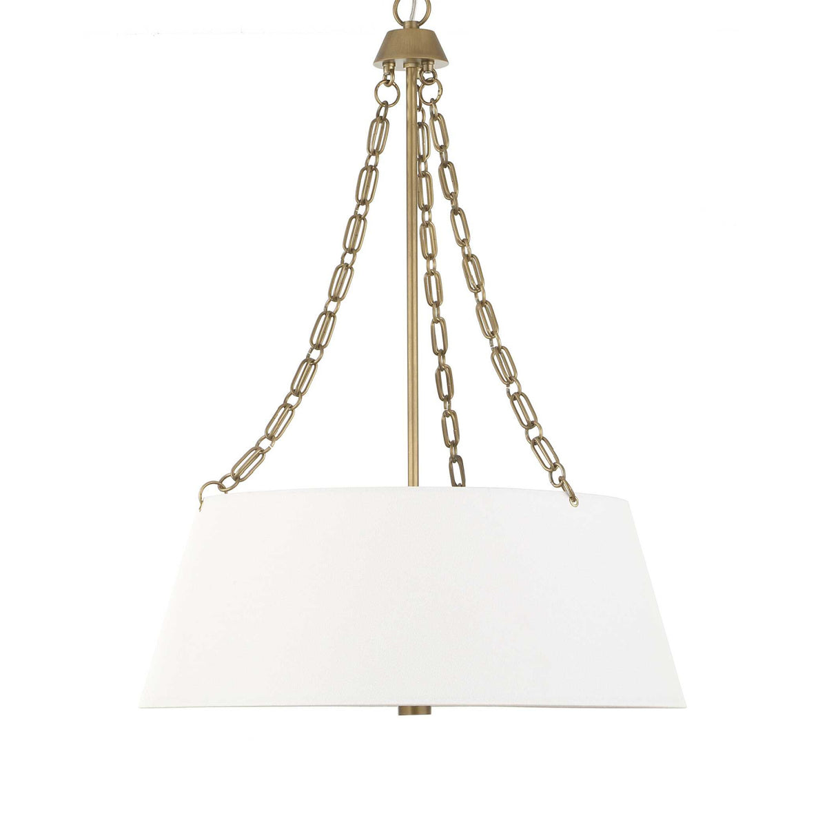 Modern European furniture - White Glass 4-Light Chandelier - www.oroa.com
