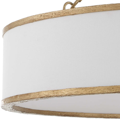 Modern European furniture - Gold Framed 8-Light Pendant Lamp - www.oroa.com