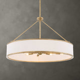 Modern European furniture - Gold Framed 8-Light Pendant Lamp - www.oroa.com