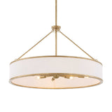 Modern European furniture - Gold Framed 8-Light Pendant Lamp - www.oroa.com