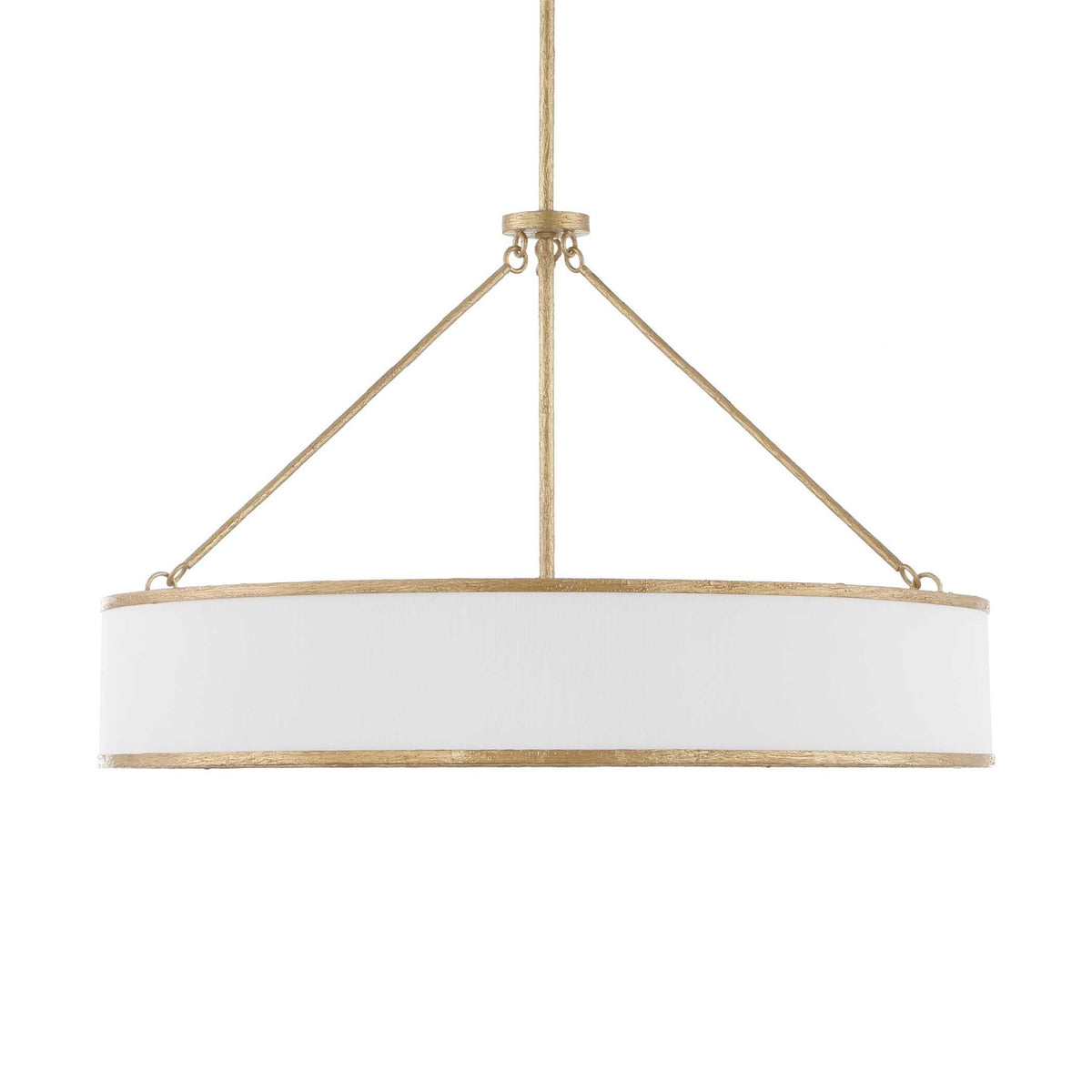 Modern European furniture - Gold Framed 8-Light Pendant Lamp - www.oroa.com